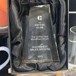The Coffee Club - Hobsonville - The award