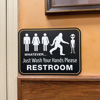 The Irish Penny Pub & Grill - Bathroom sign. Love it and the message. Shouldn't need to be said but I'm glad they did! - American Near Me - Salisbury, Maryland