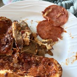 Greco Pizza - Donair sub with no salami ..I even put no salami for a donair sub..that is a Canadian pizza with again salami...