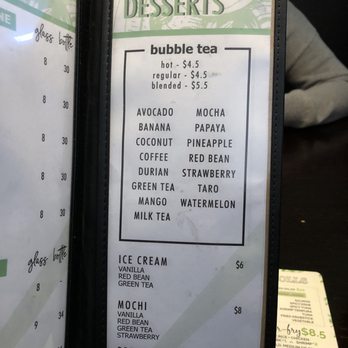 Lemongrass - We didn't see the bubble tea until after we ordered Thai tea. - Thai Near Me - Tallahassee, Florida Lemongrass - We didn't see the bubble tea until after we ordered Thai tea. - Thai Near Me - Tallahassee, Florida