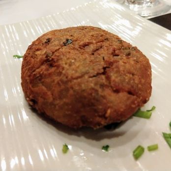 Bombay River - Allo tikki (crispy potato cake) - more vegan winning at Bombay River! - Indian Near Me - Red Bank, New Jersey Bombay River - Allo tikki (crispy potato cake) - more vegan winning at Bombay River! - Indian Near Me - Red Bank, New Jersey