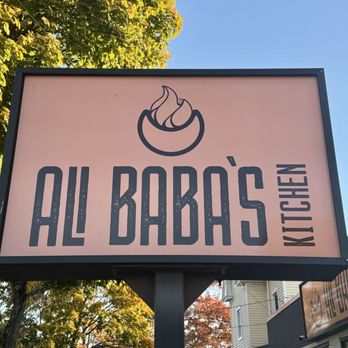 Ali Baba's Kitchen - The sign and logo - Mediterranean Near Me - Hamden, Connecticut