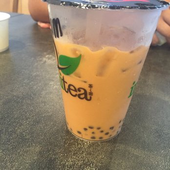 Infinitea - Small Thai Coffee Milk Tea. Took a couple sips and all my boba is almost already gone (there wasn't a lot to begin with). - Bubble Tea Near Me - Kapolei, Hawaii Infinitea - Small Thai Coffee Milk Tea. Took a couple sips and all my boba is almost already gone (there wasn't a lot to begin with). - Bubble Tea Near Me - Kapolei, Hawaii