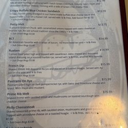 JSI Grill Laramie Wyoming - Sandwich menu