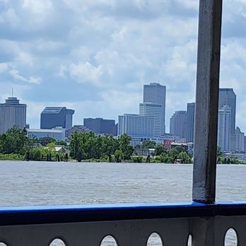 Paddlewheeler Creole Queen - New Orleans from the boat. - Cajun/Creole Near Me - New Orleans, Louisiana