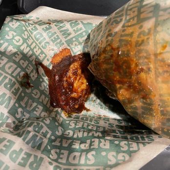 Wingstop - ONLY ONE WING OF BBQ!!!  WHERE IS THE REST?! - Chicken Wings Near Me - Menifee, California