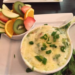 Pesto egg white soufflé Pesto egg white soufflé