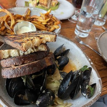 Lockeland Table - Mussels were good, but the actual mussel in the shells were tiny! - New American Near Me - Nashville, Tennessee