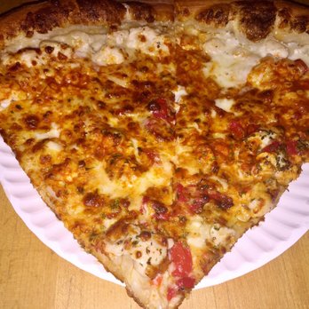 Ernesto's Pizza - Buffalo chicken supreme - 6$ this is one slice! - Pizza Near Me - Somerville, Massachusetts