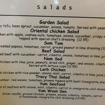 Tracy Thai Restaurant - Menu - Thai Near Me - Tracy, California Tracy Thai Restaurant - Menu - Thai Near Me - Tracy, California