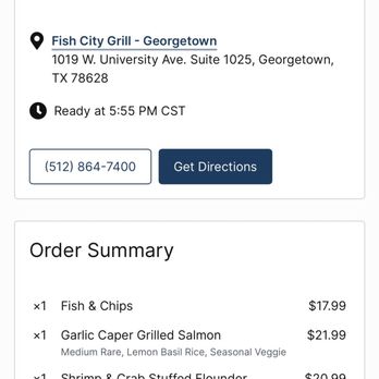 Fish City Grill - Seafood Near Me - Georgetown, Texas
