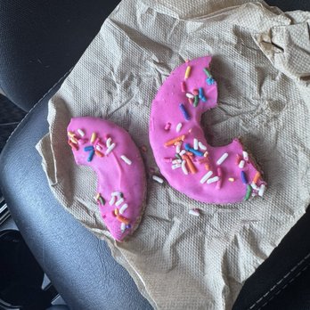 Parlor Doughnuts - Doggie donut (I split it) - Coffee & Tea Near Me - Sarasota, Florida