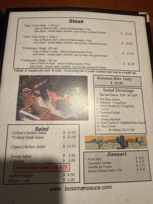 Menu photo 1 The Inn Place Restaurant Imperial, PA