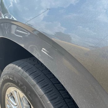 Dallas Detailing & Buffing - Another angle of the damage before repair - Auto Detailing Near Me - Addison, Texas Dallas Detailing & Buffing - Another angle of the damage before repair - Auto Detailing Near Me - Addison, Texas