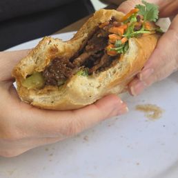 Vietnamese Sandwich With Charbroiled Pork (banh mi)
