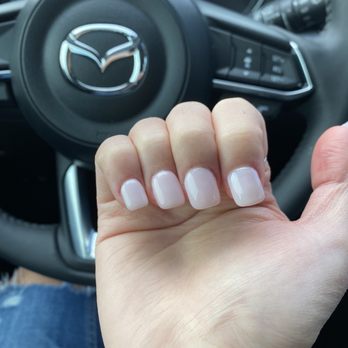 Paint Nails & Spa - Look at how bad and crooked they are wtf. - Nail Salons Near Me - Hickory, North Carolina