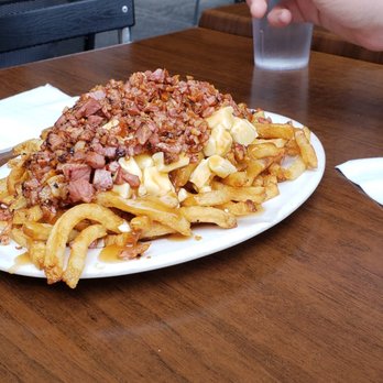 Le Snack - Smoked meat poutine. - Breakfast & Brunch Near Me - Sherbrooke, Quebec