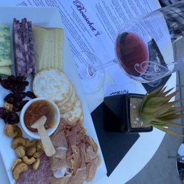 Charcuterie and a nice sip of Pinot.... Charcuterie and a nice sip of Pinot....