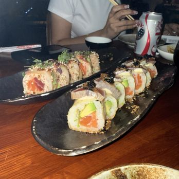 Taikin Asian Cuisine - Taikin Bomb and Aventura Roll - Asian Fusion Near Me - Miami, Florida Taikin Asian Cuisine - Taikin Bomb and Aventura Roll - Asian Fusion Near Me - Miami, Florida