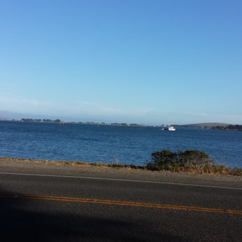 Bodega Dunes Campgrounds - This is looking at the harbor from site #71 - Campgrounds Near Me - Bodega Bay, California