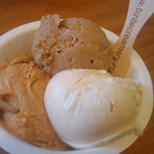 Photo of Bi-Rite Creamery - San Francisco, CA, United States. Salted Caramel, Toffee, Vanilla