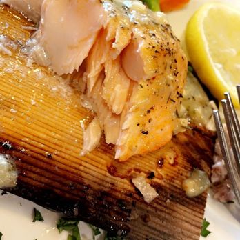 Sizzler - Salmon with fresh vegetables - Seafood Near Me - Bakersfield, California Sizzler - Salmon with fresh vegetables - Seafood Near Me - Bakersfield, California