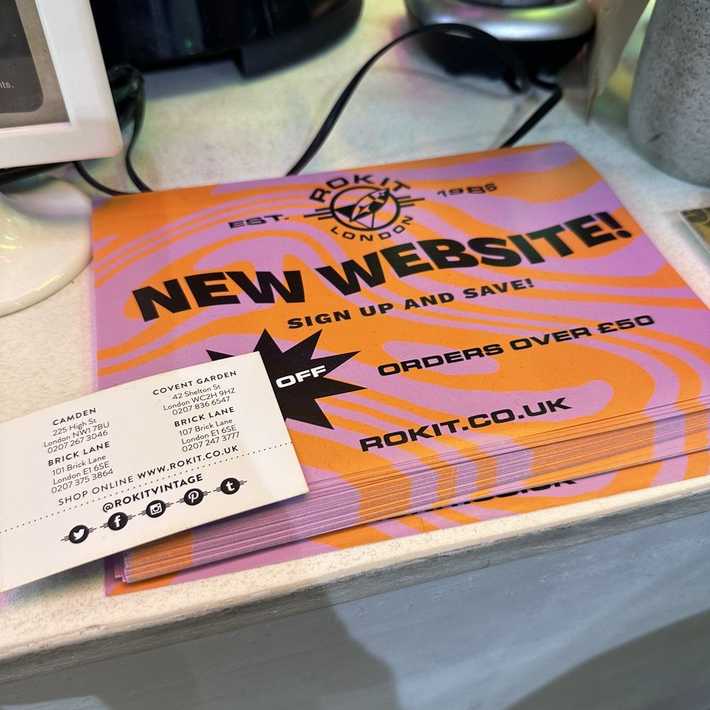 Rokit - website info - Used, Vintage & Consignment Near Me - London, XGL Rokit - website info - Used, Vintage & Consignment Near Me - London, XGL