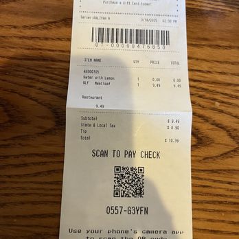 Cracker Barrel Old Country Store - My check - Breakfast & Brunch Near Me - Spanish Fort, Alabama