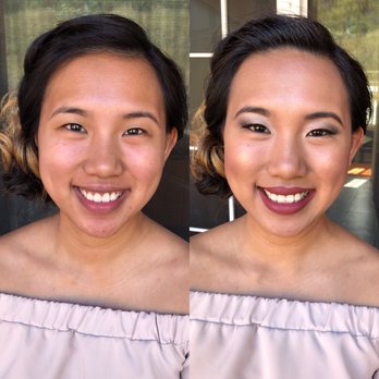Clairestyle - Before and after make up before the wedding. - Makeup Artists Near Me Clairestyle - Before and after make up before the wedding. - Makeup Artists Near Me