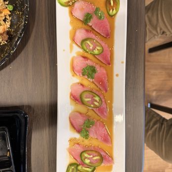 Roll House Sushi Grill Go - Hamachi Jalapeño Crudi - Sushi Bars Near Me - Magnolia, Texas