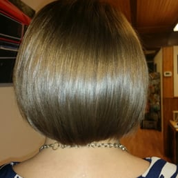 Back of my daughter's haircut. Back of my daughter's haircut.