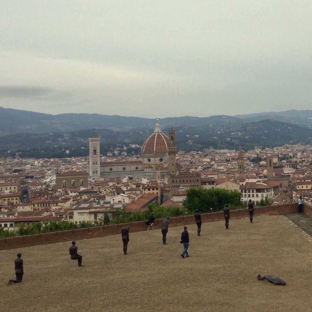 The HUMAN - Antony Gormley exhibit at Forte Belvedere, June 2015