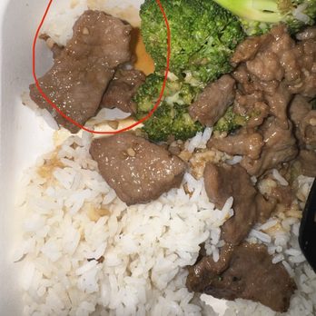 Panda Express - There's a hair on the beef. - Fast Food Near Me - Issaquah, Washington