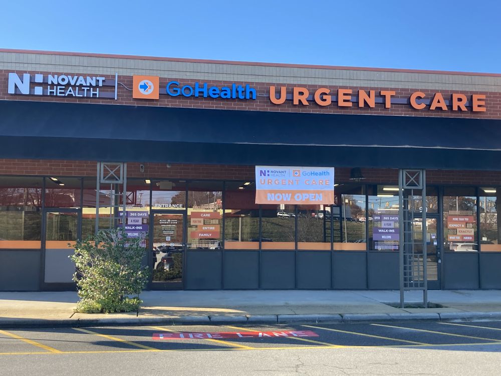 NOVANT HEALTH GOHEALTH URGENT CARE Updated August 2024 5303