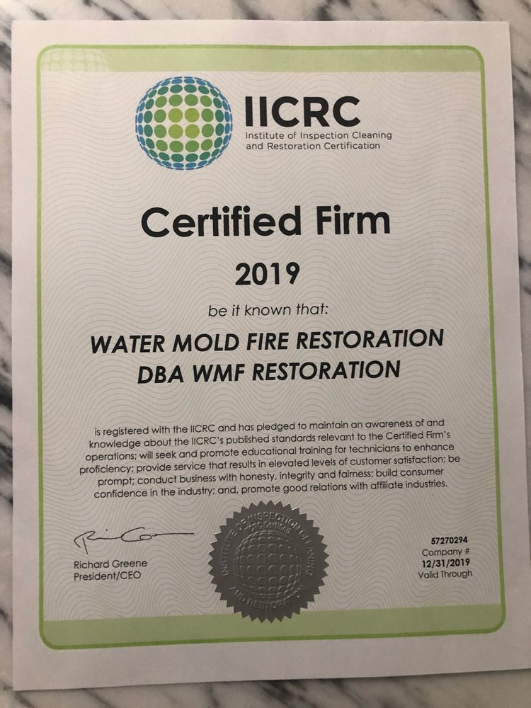 Slide of Water Mold Fire Restoration of Boston
