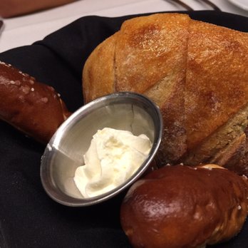 Ocean Prime - Complimentary warm and crusty bread and soft pretzels - Seafood Near Me - Boston, Massachusetts