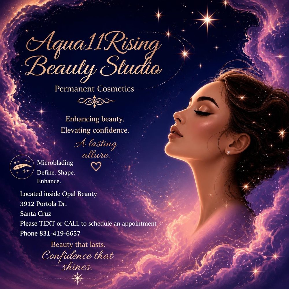 Aqua11Rising Beauty Studio Logo