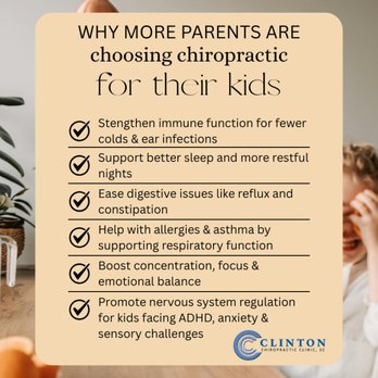 Clinton Chiropractic Clinic - Chiropractic care is for kids too! Boost your childs immune system, concentration and more - Sports Medicine Near Me - Clinton, Wisconsin
