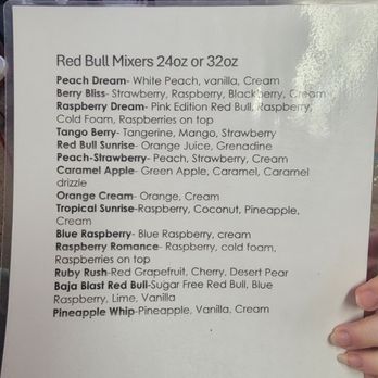 Barnwood Brew - Red bull mixers menu - Cafes Near Me - Evansdale, Iowa Barnwood Brew - Red bull mixers menu - Cafes Near Me - Evansdale, Iowa