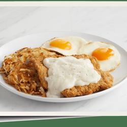 Country Kitchen - Country fried steak and eggs