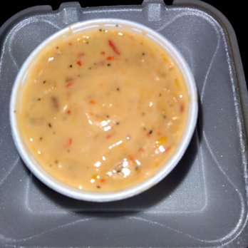 Solly's Grille - One cup of Shrimp and corn chowder. Absolutely delicious - Burgers Near Me - Glendale, Wisconsin Solly's Grille - One cup of Shrimp and corn chowder. Absolutely delicious - Burgers Near Me - Glendale, Wisconsin