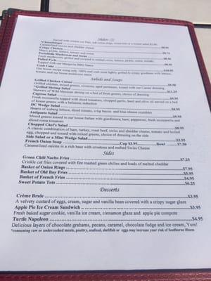 Menu photo 5 DC Bar & Grill Fountain Hills, AZ Menu photo 5 DC Bar & Grill Fountain Hills, AZ