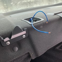 Webb's Towing & Recovery - Where the speaker was mounted prior to the damage they caused