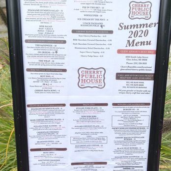 Cherry Republic - Summer 2020 menu - Specialty Food Near Me - Glen Arbor, Michigan