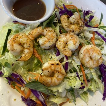 Saigon District Restaurant Presotea - 21. Asian Garden Salad w shrimp - Vietnamese Near Me - Huntington Beach, California Saigon District Restaurant Presotea - 21. Asian Garden Salad w shrimp - Vietnamese Near Me - Huntington Beach, California