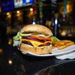 Bottom's Up - Bacon cheeseburger $11