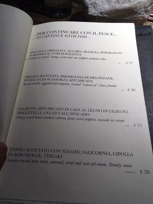 Menu photo 4 Osteria Da Carla Venezia, VE Menu photo 4 Osteria Da Carla Venezia, VE