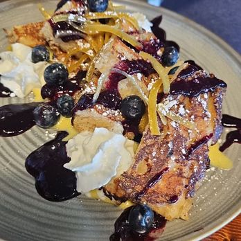 Dandelion Cafe - Lemon Blueberry French Toast - Coffee & Tea Near Me - Bellaire, Texas