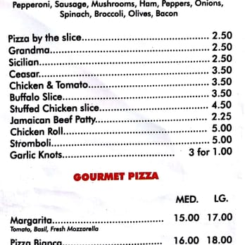Angies Cafe & Pizza - menu - Pizza Near Me - Bronx, New York