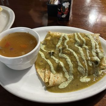 Crêpe Expectations - The chicken chile verde - my personal favorite savory crepe - Creperies Near Me - Las Vegas, Nevada